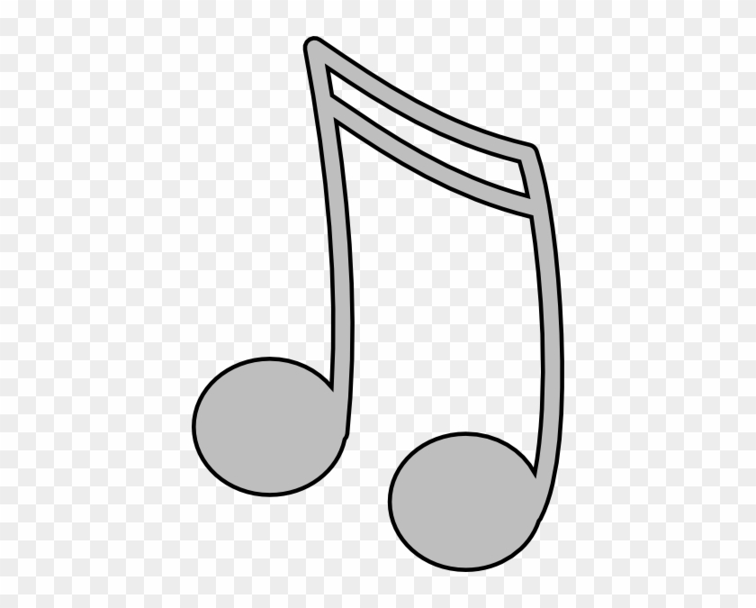 Silver Music Note Clip Art - Music Clip Art Transparent Background #69128
