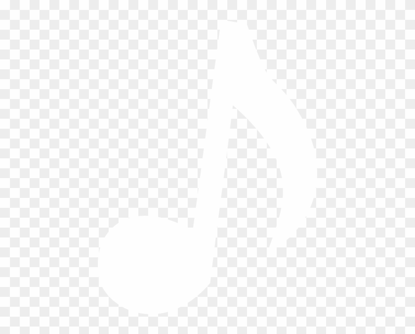 Single Musical Notes - White Music Notes Transparent #69312