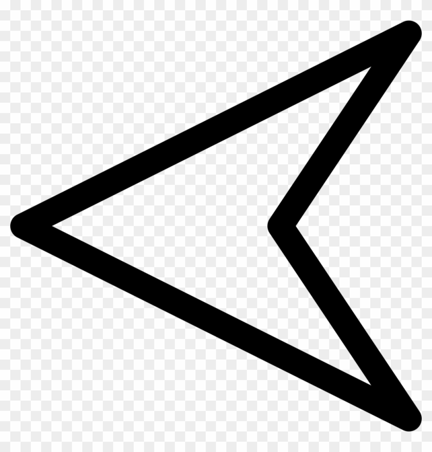 Free Vector Plain Arrow Clip Art - Left Arrow White #69560