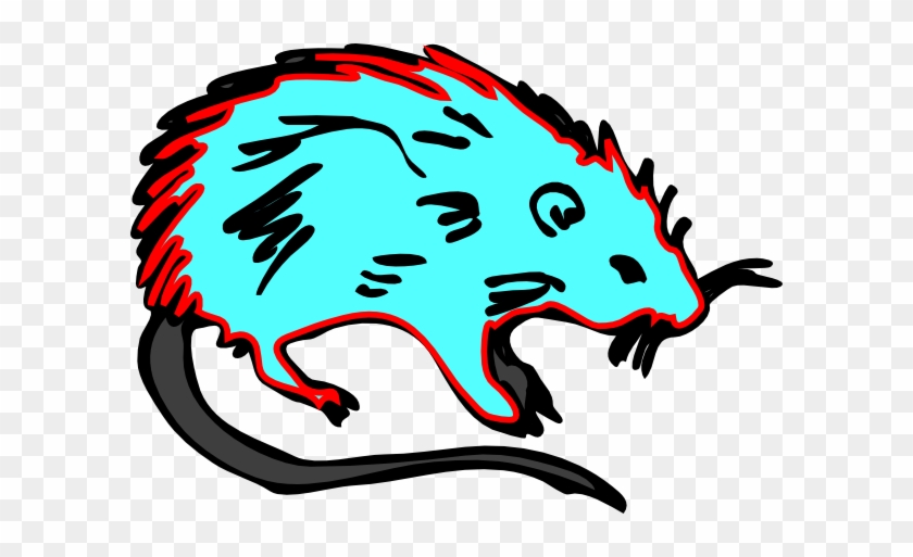 Hot Blue Rat Clip Art At Clker - Burial Of The Rats #69680