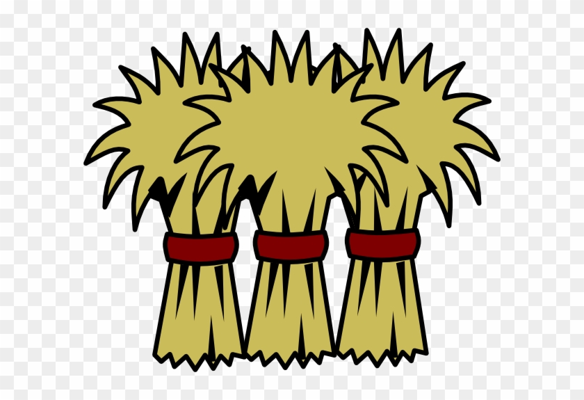 Cartoon Hay Bale Clipart - Hay Clipart #69700