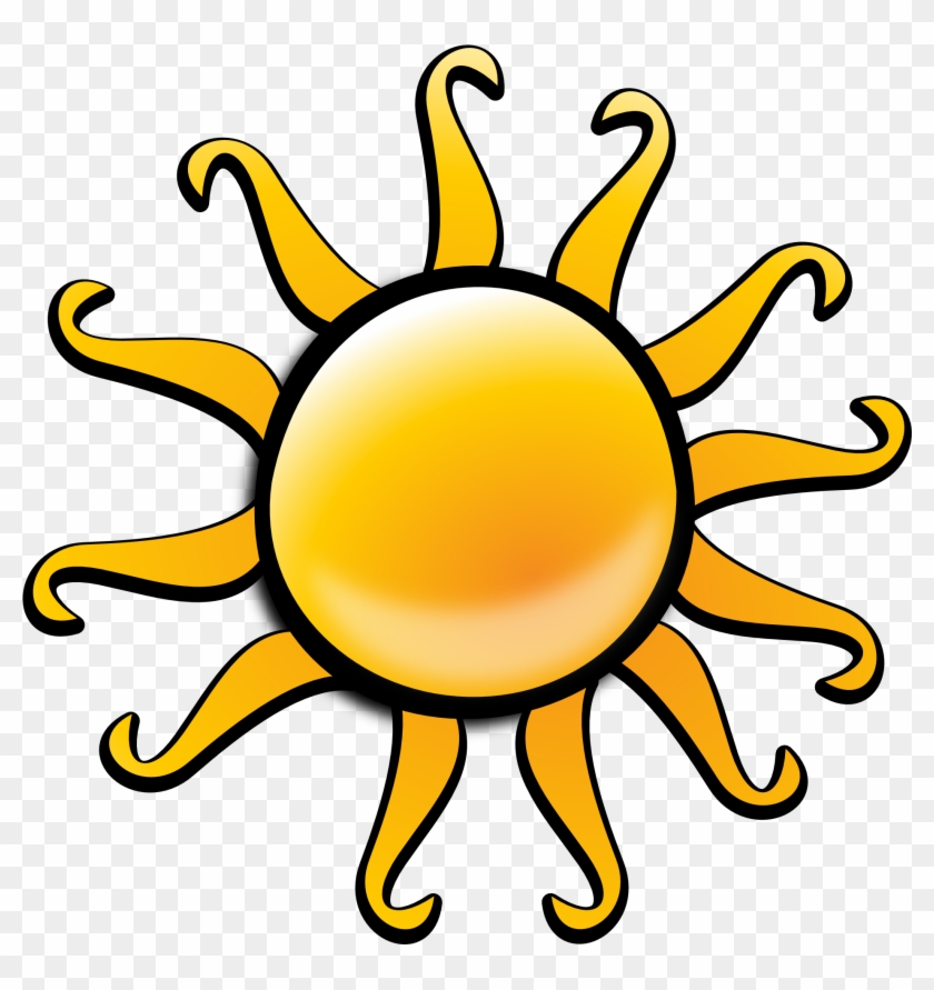 Hot Sun Clipart #70125