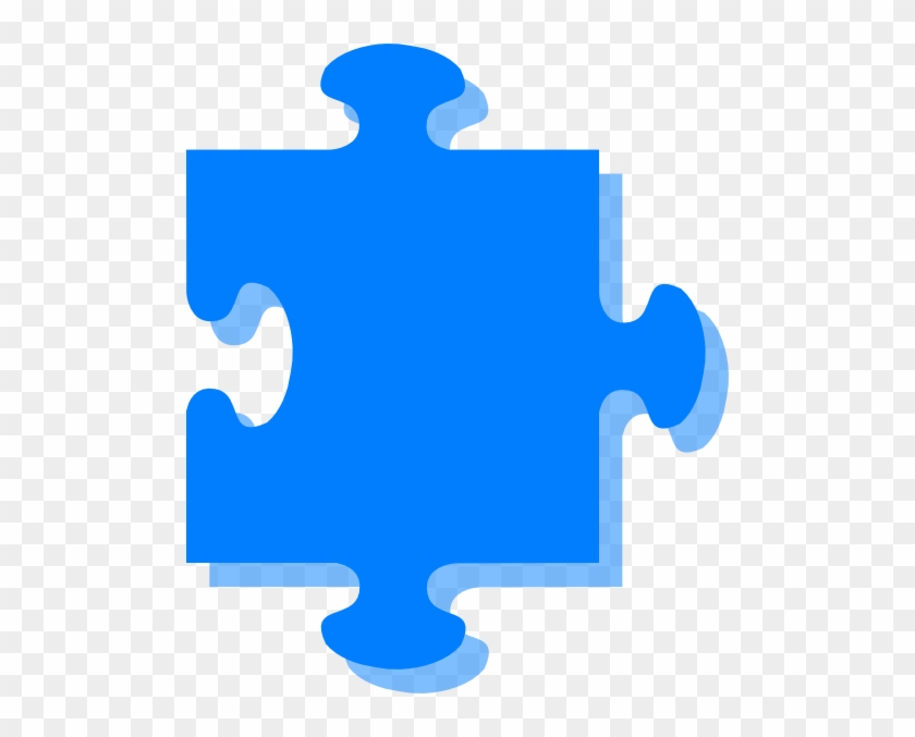 Purple Puzzle Piece Clipart - Blue Puzzle Png #71781