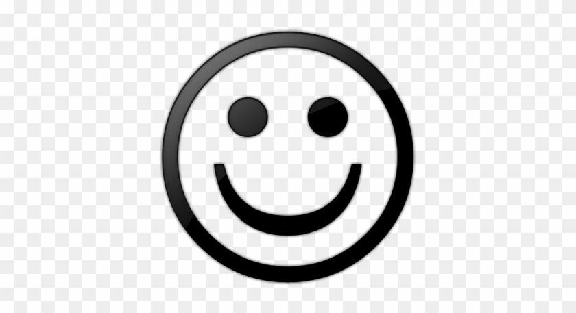 Smiley Face Clipart Black And White - Smiley Face Symbol Black And White #71787