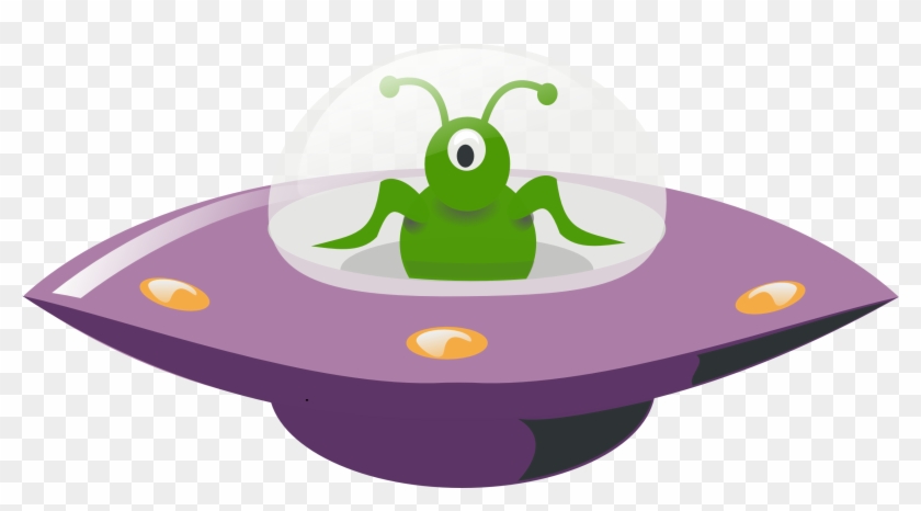 Rg 1 24 Ufo Cartoon Style Clipartist - Cartoon Ufo No Background #72577