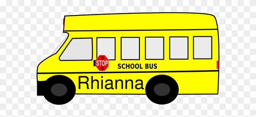 Name Tag Clipart Free Download Clip Art - School Bus Clip Art #73296