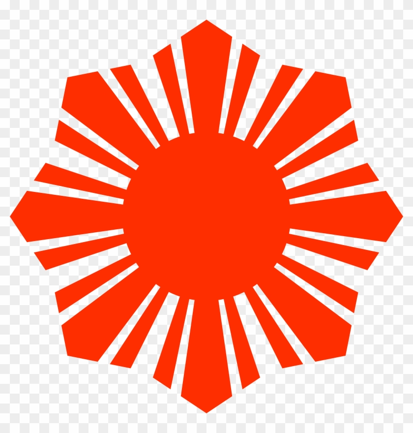Red Sun Clipart - Sun Of The Philippine Flag #73855