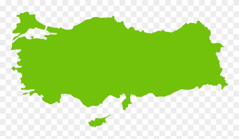Tüm Türki̇ye'yi̇ Kapsiyoruz - Türkiye Haritası Clipart #73919