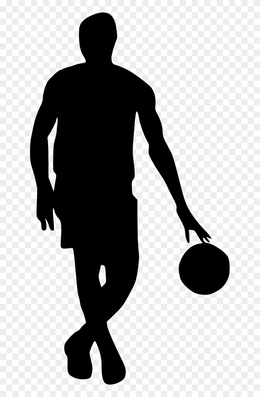 Silhouette Basketball - Basketball Player Silhouette Png #73950