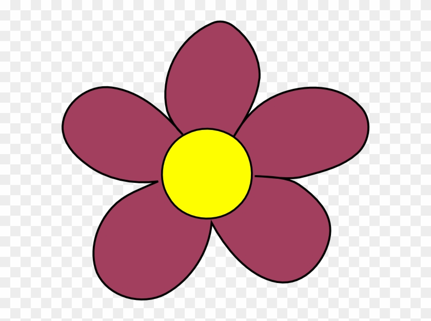 Purple Flower Clip Art - Flower Clip Art #75540