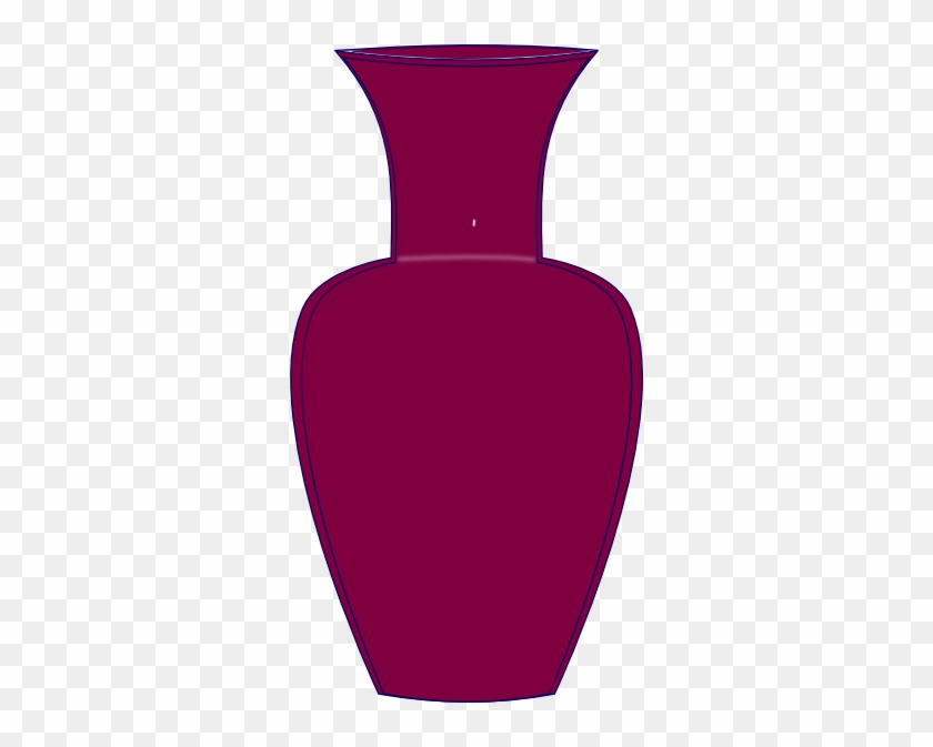 Purple Vase Clip Art At Clker Com Vector Clip Art Online - Clip Art Vase #75883