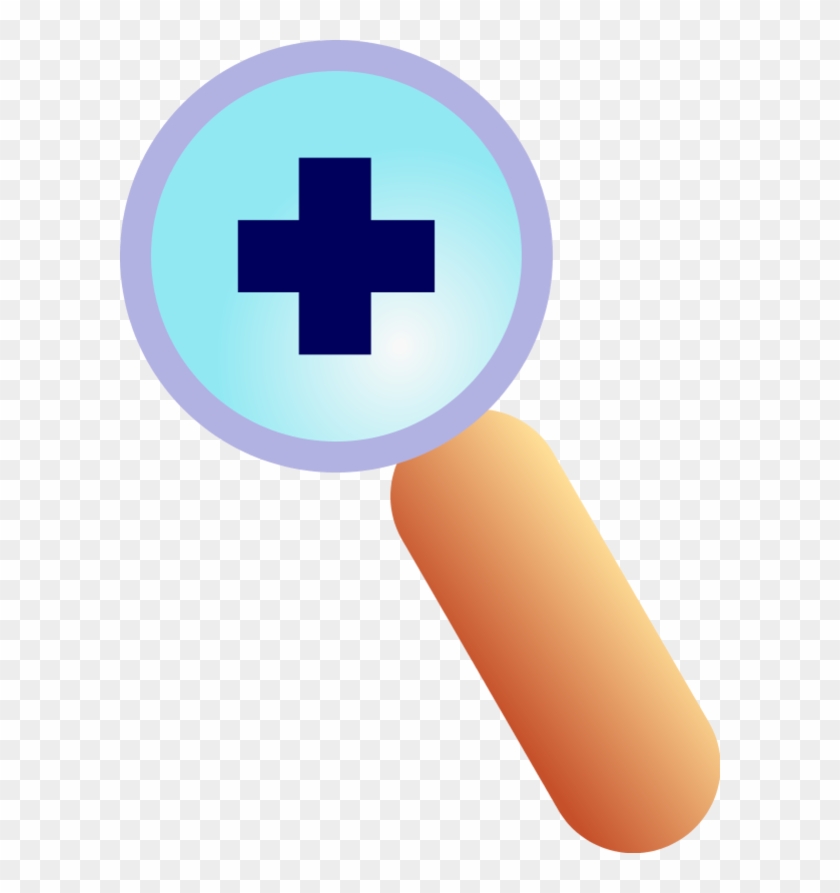 Magnifying Lens With A Plus Sign In The Middle Of The - Zoom Clipart #75886