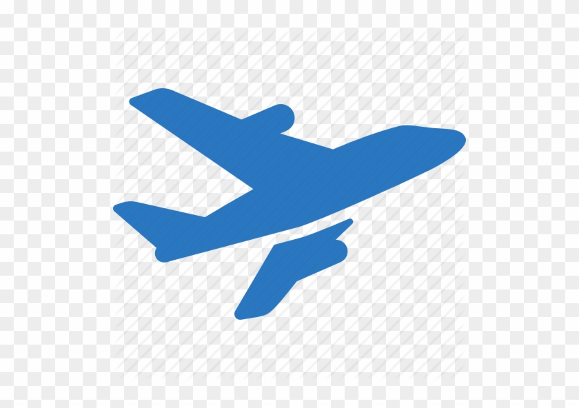 Aircraft Symbol 3 Icons - Plane Blue Icon Png #421231