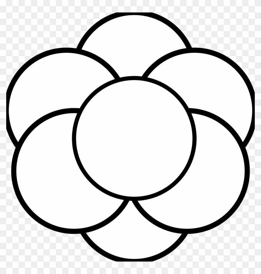 Hawaiian Flower Clip Art Black And White - Flowers Clip Art Black And White #421314