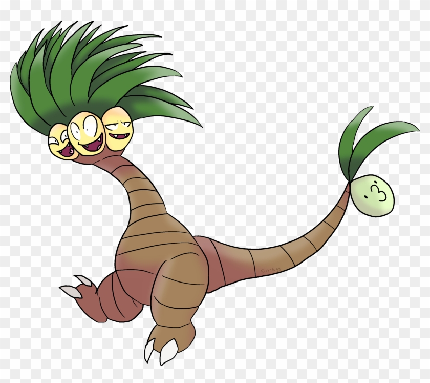 Alolan Exeggutor By Ender-spark - Alolan Exeggutor And Exeggutor #421514
