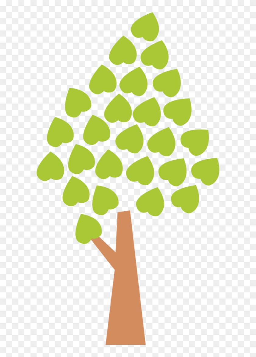 Leafy Green Tree - Family Tree Two Generations #421927