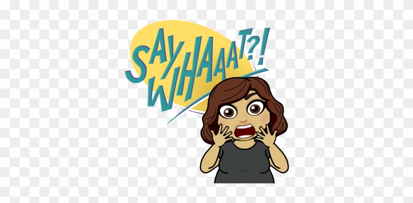 A Literary Style In Which The Narrative Is Told From - Shocked Bitmoji #422337