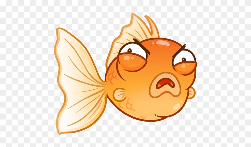 Pin Gold Fish Clip Art - Canvas Print #422383