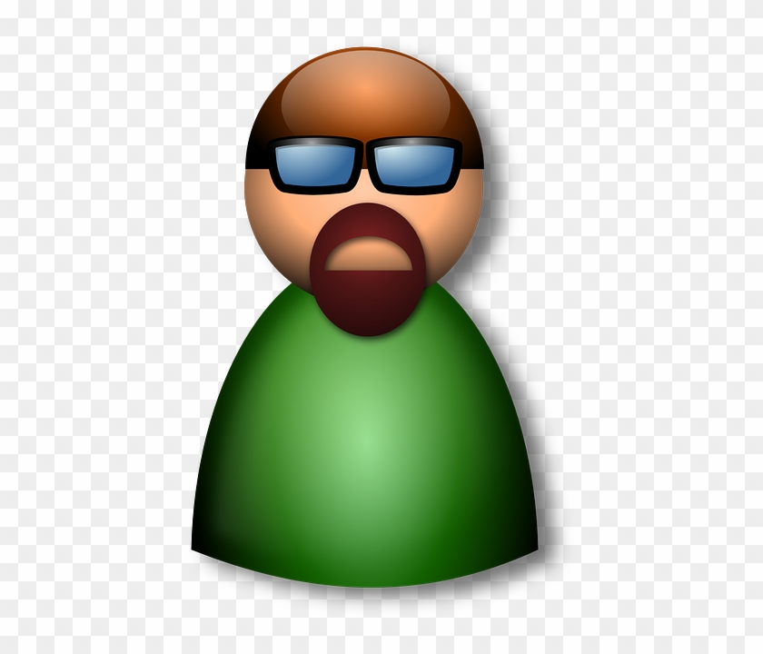Person, Green, 3d Glasses, Red Green Glasses, 3d - User Icon Glasses #422902