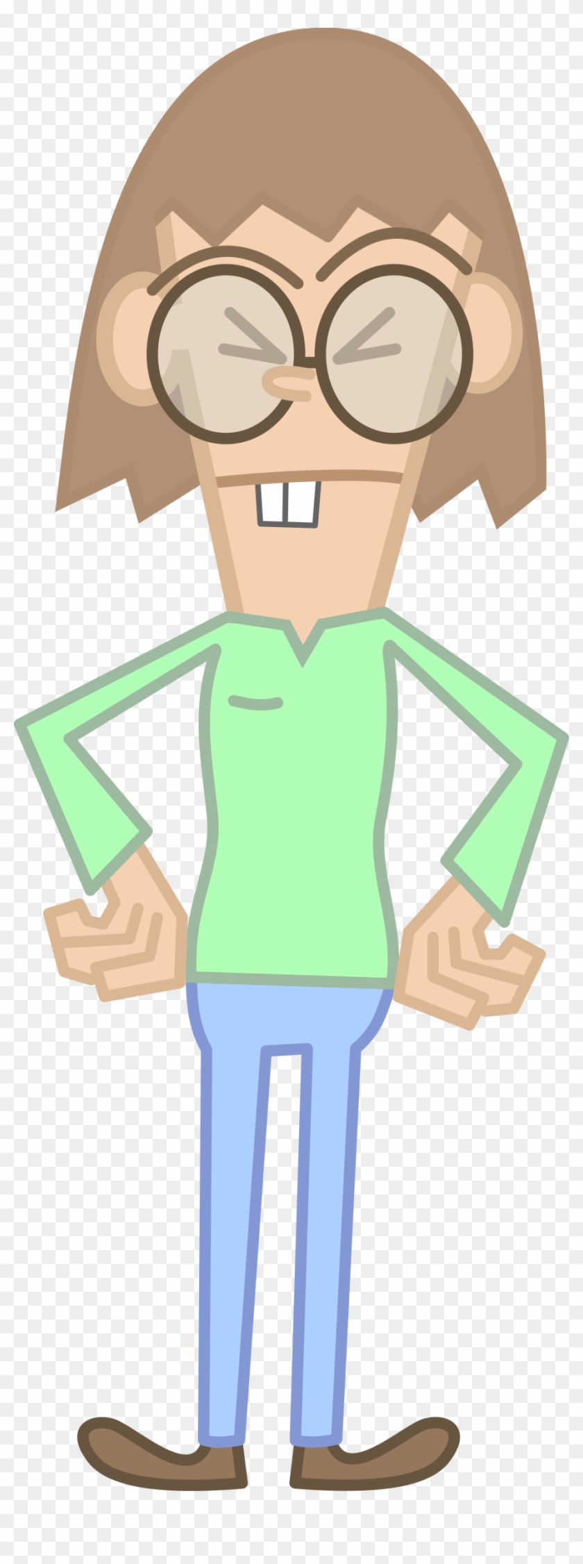Clipart - Light Skin Nerd #422918