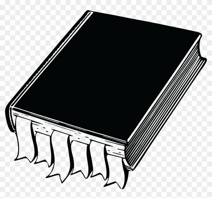 Free Clipart Of A Novel With Book Marks - Book #423170