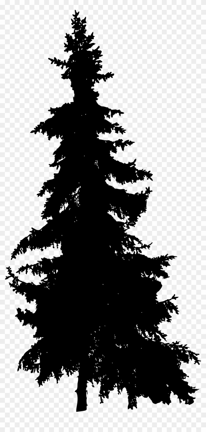 Free Download - Pine Tree Silhouette Png #423219