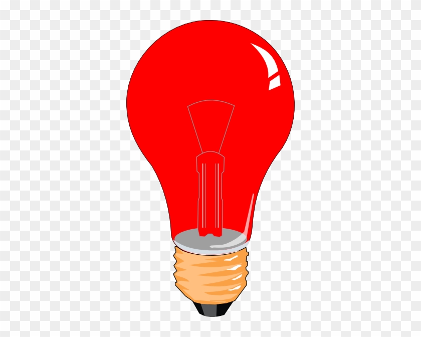 Light Bulb Clipart Red #423279