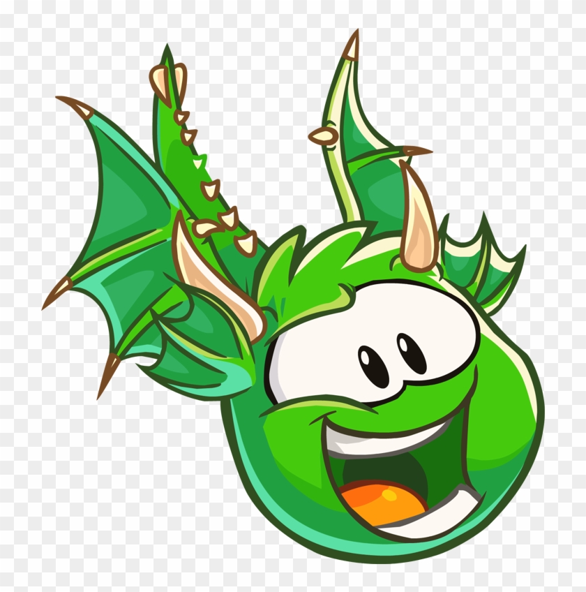 Green Dragon Images - Codigo De Puffles De Cpps #423295