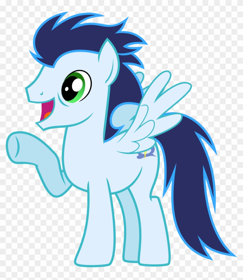 Fanmade Ecstatic Suitless Soarin By Chainchomp2 - Rainbow Dash Wonderbolt Captain #423866
