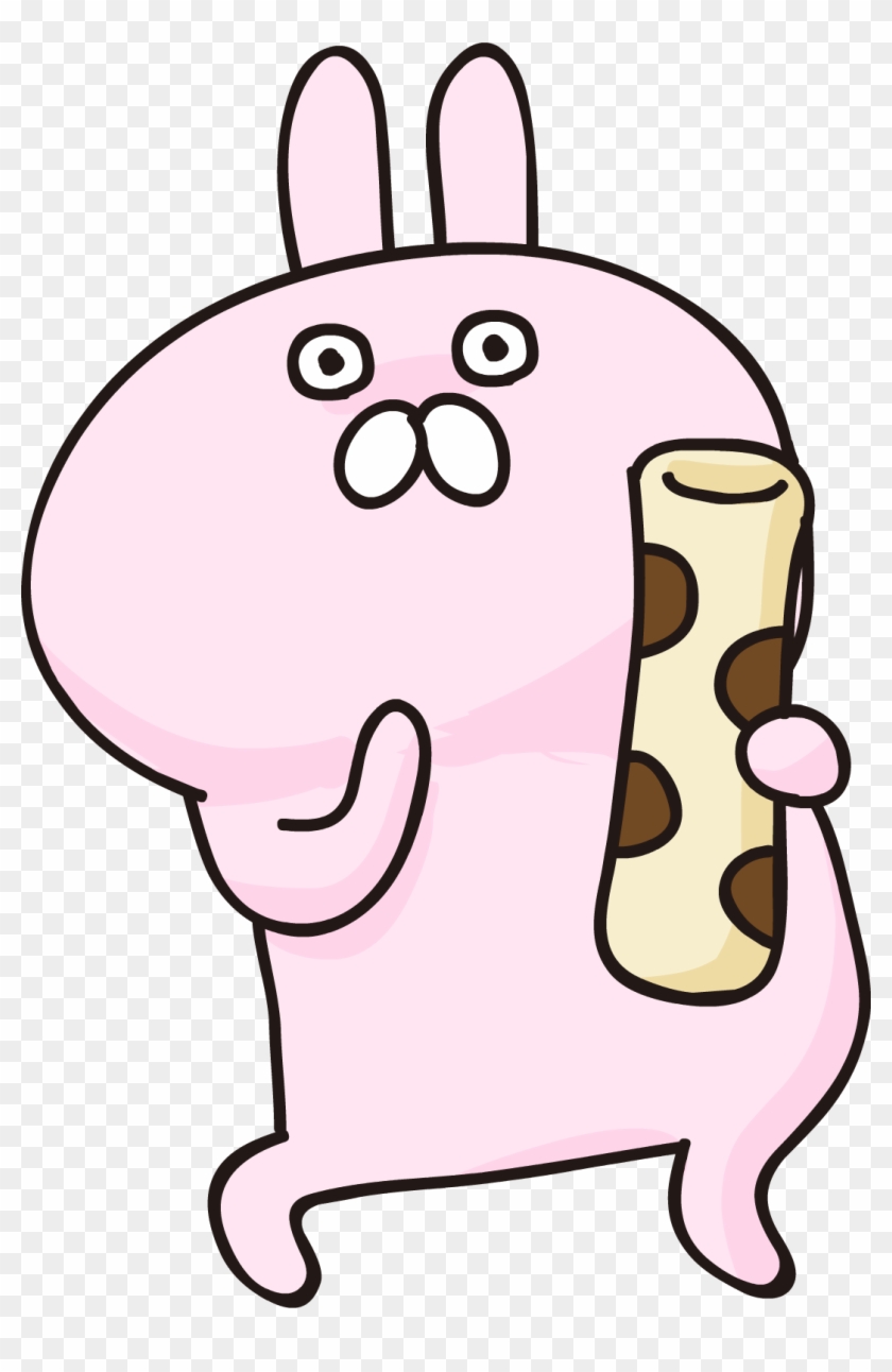 おでん用のちくわを持つうさぎのイラスト - ゆるくてかわいい無料 - おでん用のちくわを持つうさぎのイラスト - ゆるくてかわいい無料 #423976