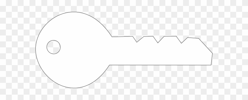 Key Button Svg Downloads - White Key Icon Vector #424209