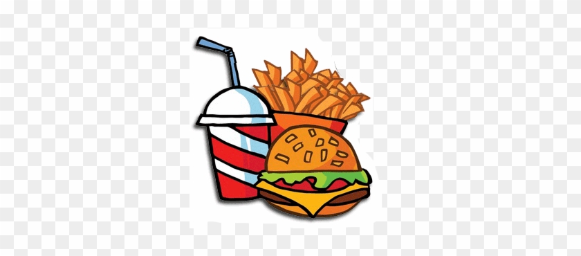 Feature - Cartoon Hamburger And Fries #424482
