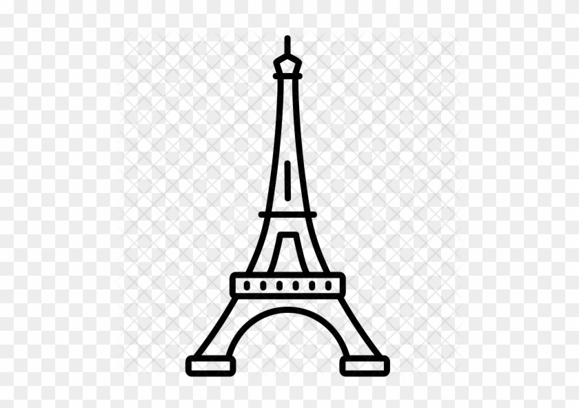 Eiffel Icon - 파리 에펠 탑 일러스트 #424571