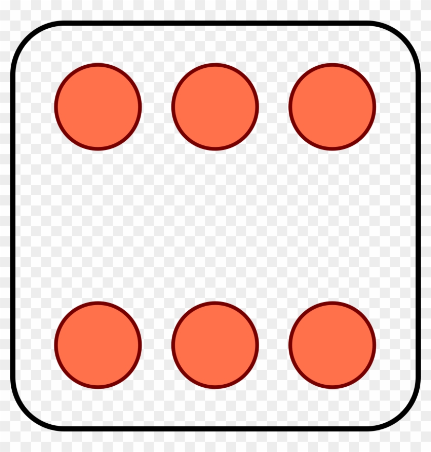 Open - Dice 6 Png #424979