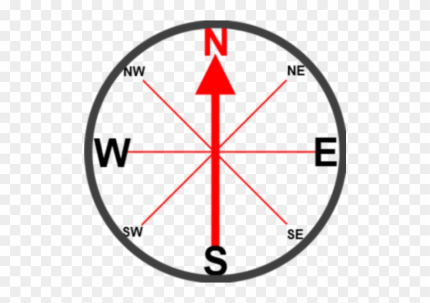 Compass Rose Clip Art - Simple Compass #425258