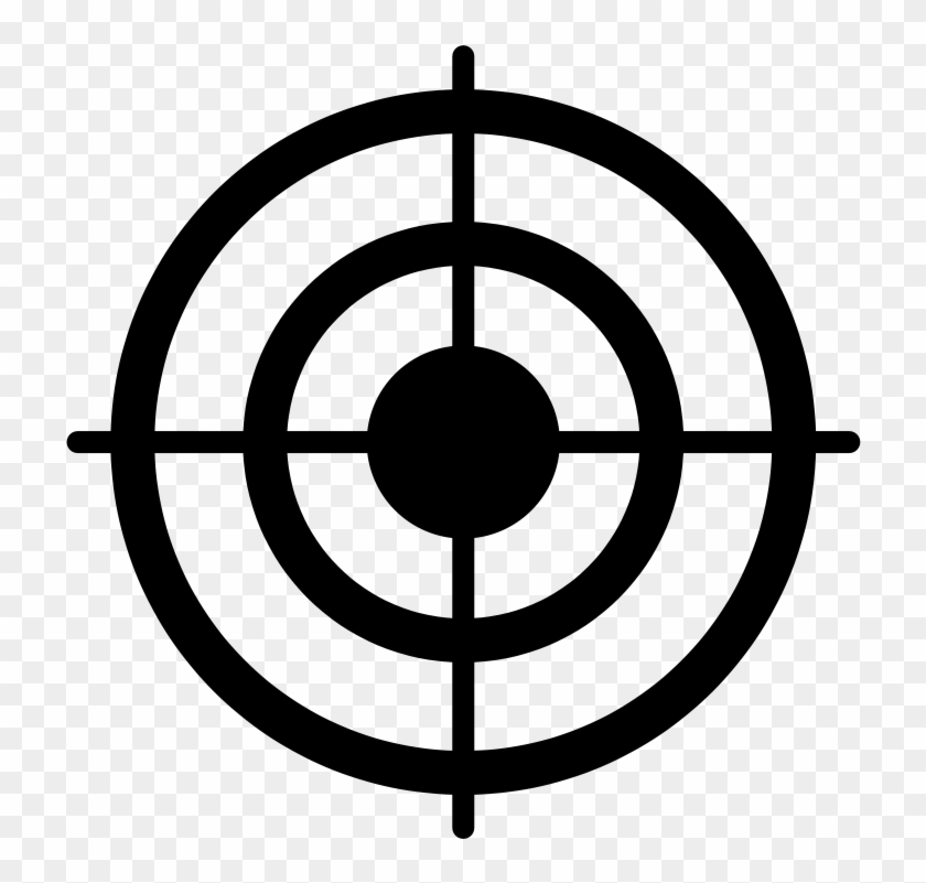 Zielscheibe Clipart - Bullseye Clipart #425813