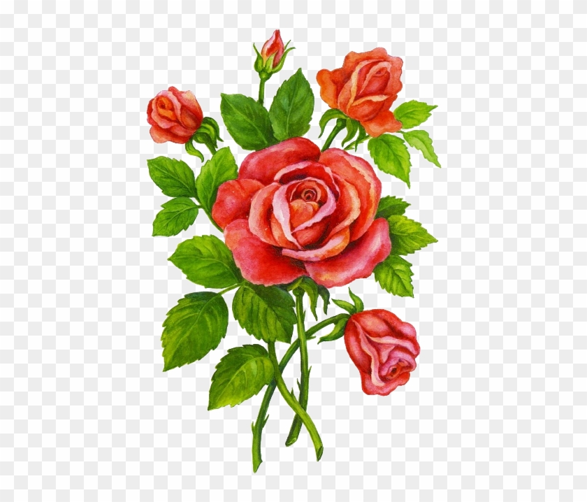 Flower Garden Roses Child Clip Art - Flower Garden Roses Child Clip Art #426413