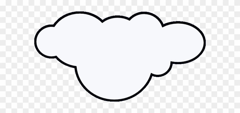 Cute Baby Turtle Clipart Download - Cloud Animation Black And White #426399