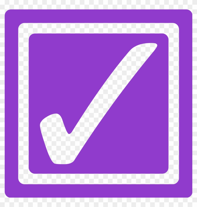 Open - Purple Checkbox #427591