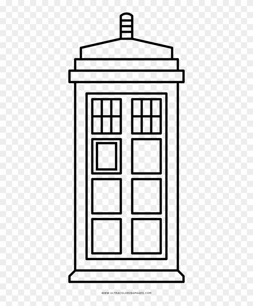 Tardis Coloring Page - Doctor Who Coloring Pages #427705