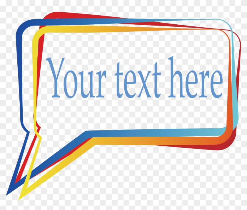 Dialog Box Text Box Flat Design - Dialog Box #428065