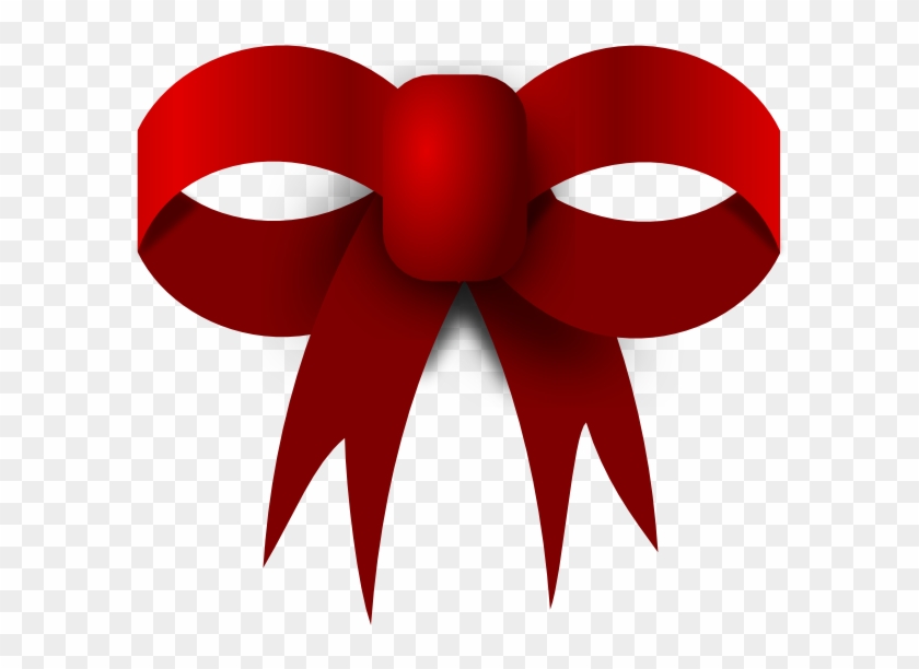 Red Bow Clip Art - Clip Art #428086