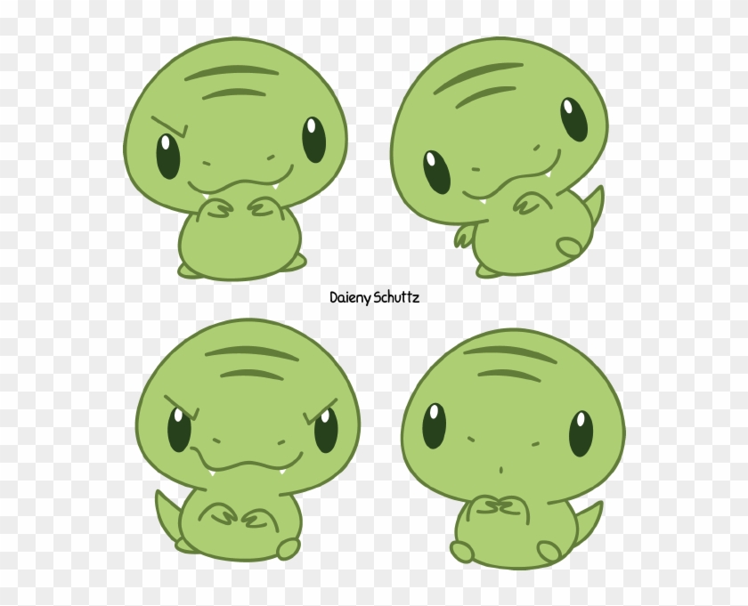 Chibi Rex By Daieny On Deviantart - T Rex Drawing Chibi #428514