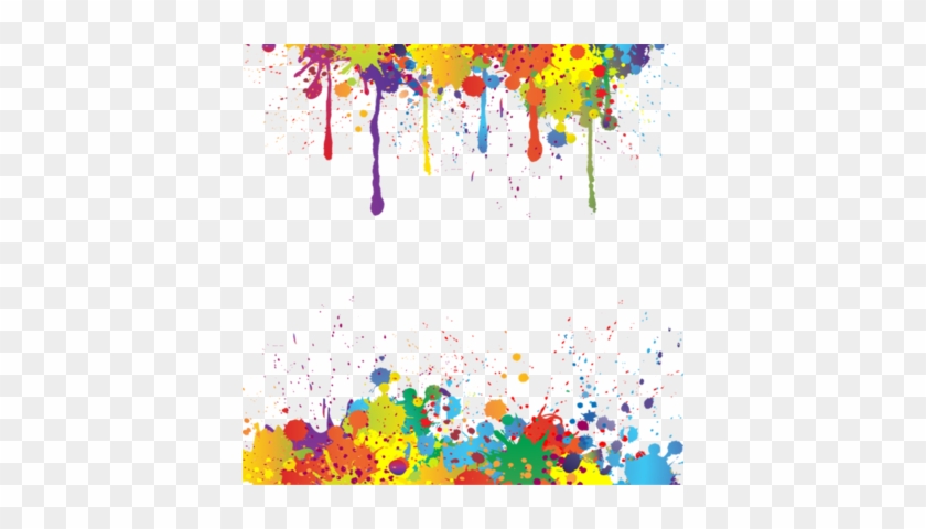 Vector Graphics Design Background Png Psd Detail - Paint Splatter Powerpoint Template Free #429118