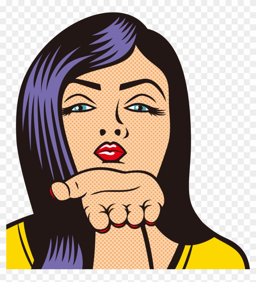Kiss Pop Art Clip Art - Kiss Pop Art Clip Art #429360