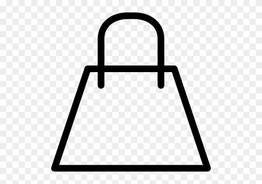Pixel - Shopping Bag Outline Png #430015