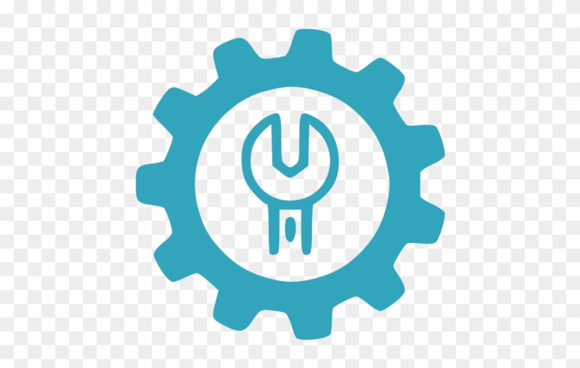 I Teach Engineering At A Community College In The Pacific - Gear And Wrench Icon #430568