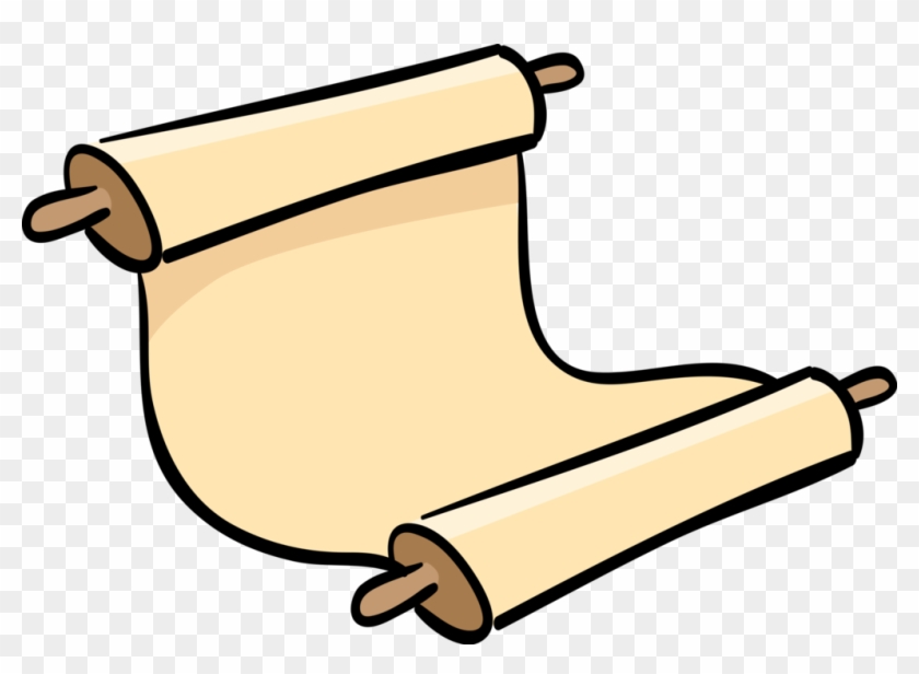 Vector Illustration Of Jewish Hebrew Sefer Torah Scroll - Vector Graphics #430723