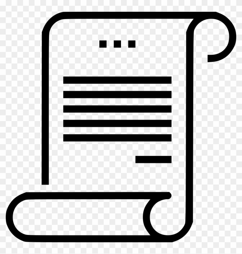 Scenario Scroll Comments - Scroll Icon Png #430865