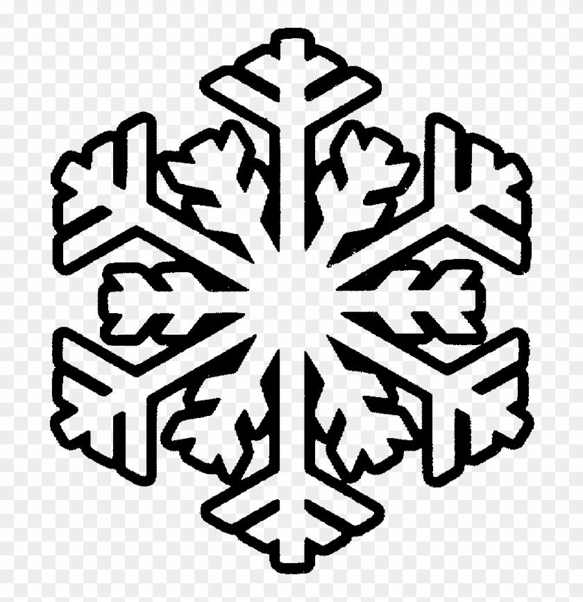 Snowflake With Smile Snowman Coloring Pages - Christmas Snowflakes Coloring Pages #430983